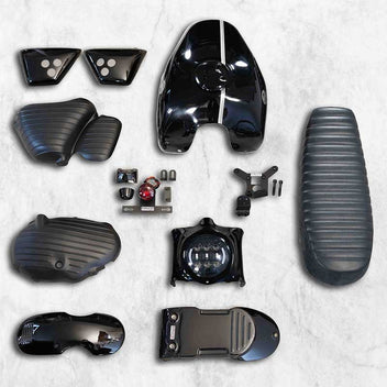 Kit Super Scrambler noir Bonvent pour Interceptor. Blackpines.fr