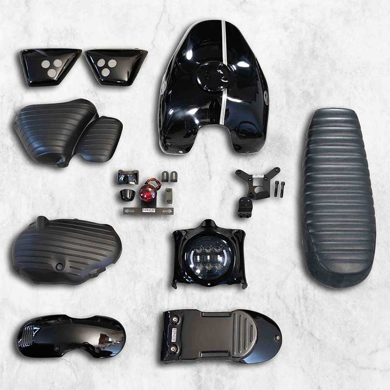 Kit Super Scrambler noir Bonvent pour Interceptor. Blackpines.fr