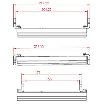 Cerclage support HIGHSIDER R1 pour optique LED 7"-blackpines.fr