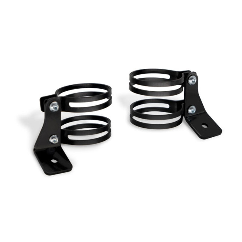 Supports Barracuda pour feux additionnels moto diametre 54 57 mm. Blackpines.fr 