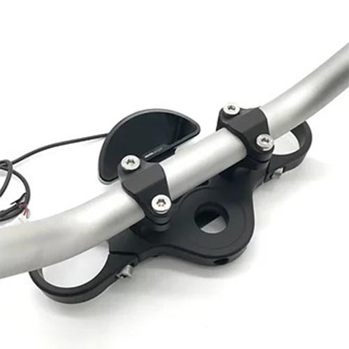 Te de fourche superieur V3 Le Motographe pour BMW R nineT. Blackpines.fr