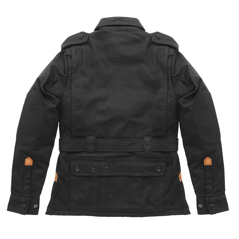 Veste Moto Femme 3/4 3XL Noir - Imperméable, Protections Amovibles, Doublure Thermique