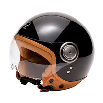 Casque demi jet Marko Elements noir. Blackpines.fr