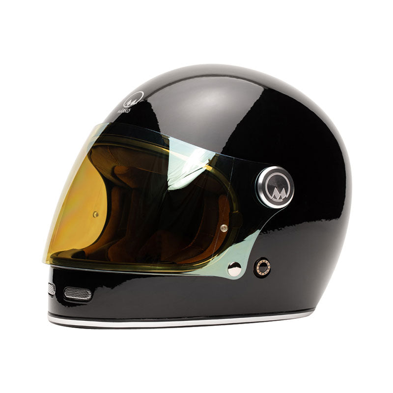 Visiere jaune pour casque Full Moon Marko. Blackpines.fr